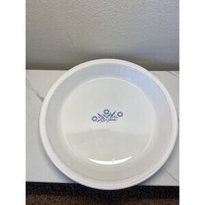 Corning Corning Ware Cornflower Blue Replacement 9” Pie Serving Plate USA Made‎